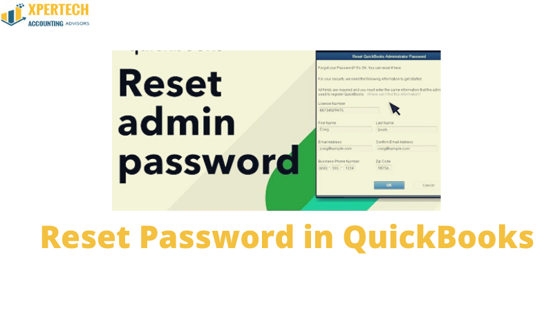 Reset Password in QuickBooks