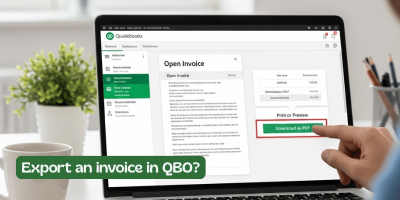 How to Export an Invoice in QBO (QuickBooks Online)
