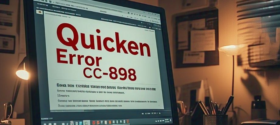 Step-by-step guide to fix Quicken error CC-898